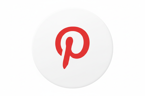 Pinterest Logo - White Background